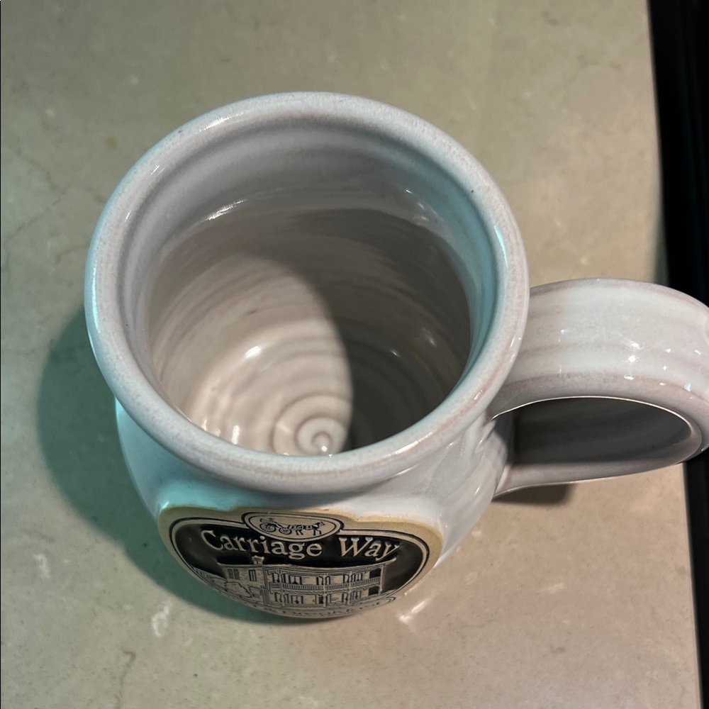 Pottery Carriage Way White Ceramic Coffee Mug - Picture 4 of 6